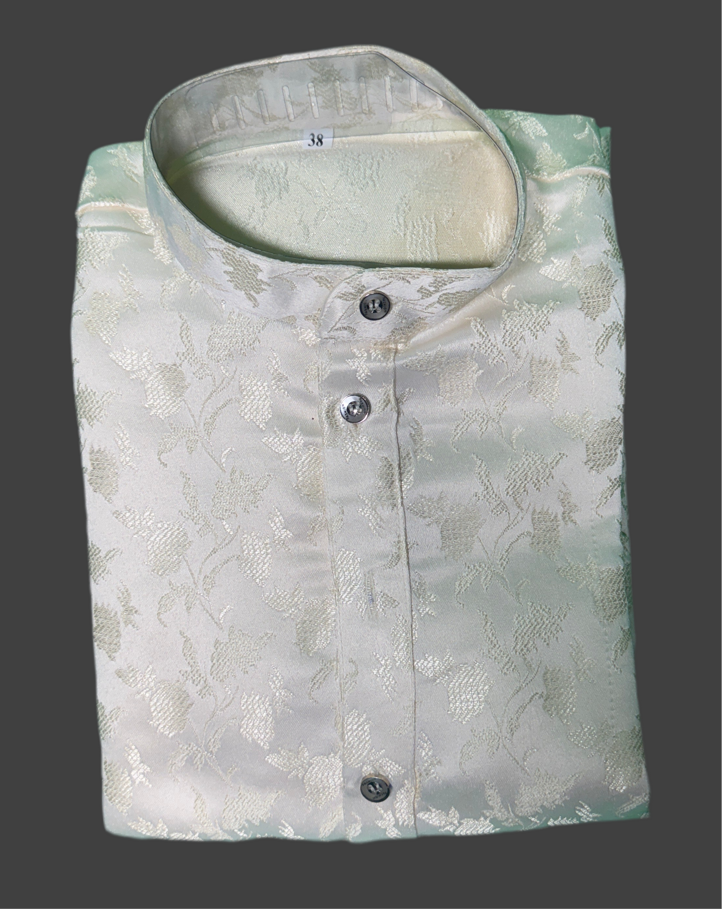 Jacquard Kurta Men’s White 1015